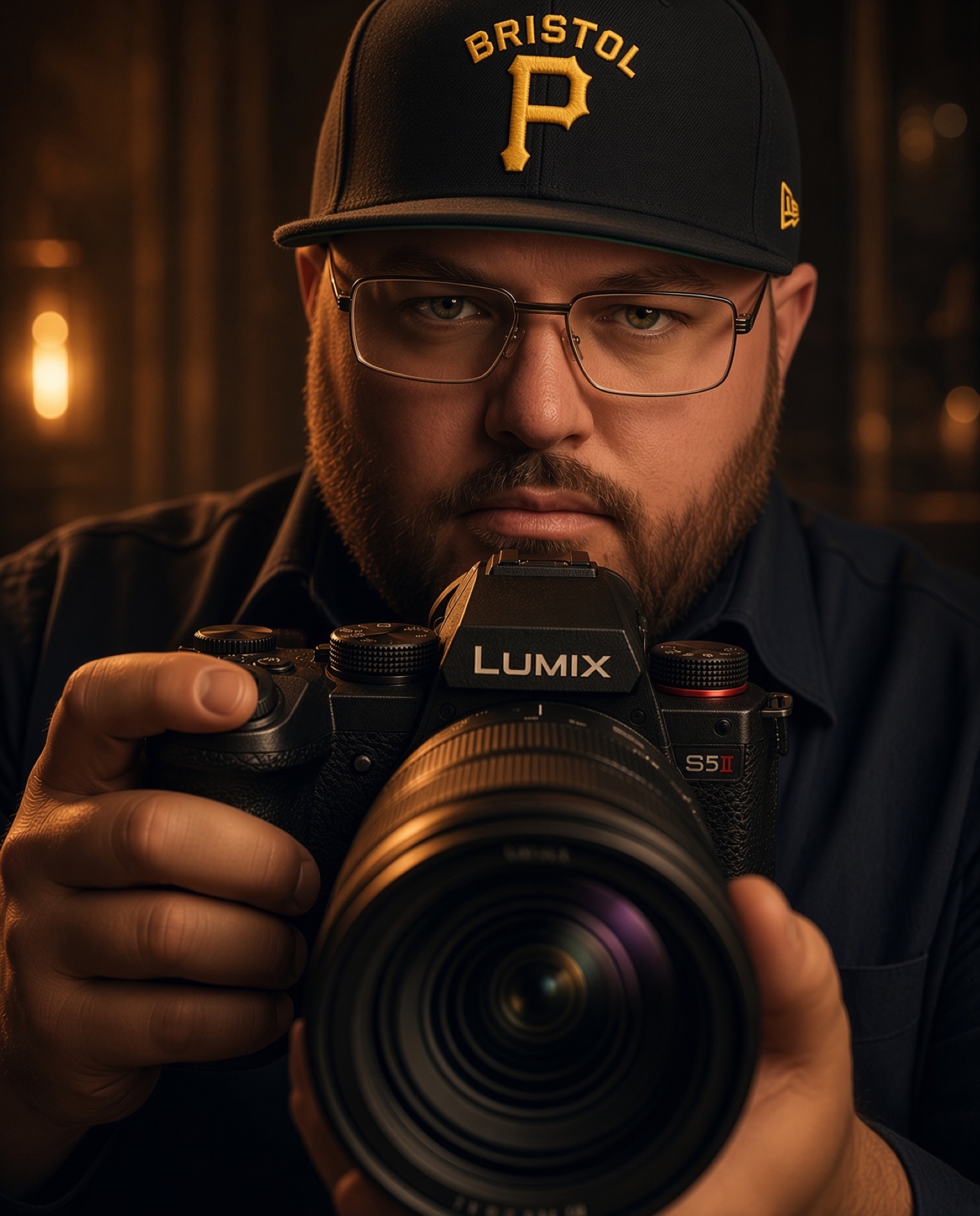 Sean Statzer with his camera